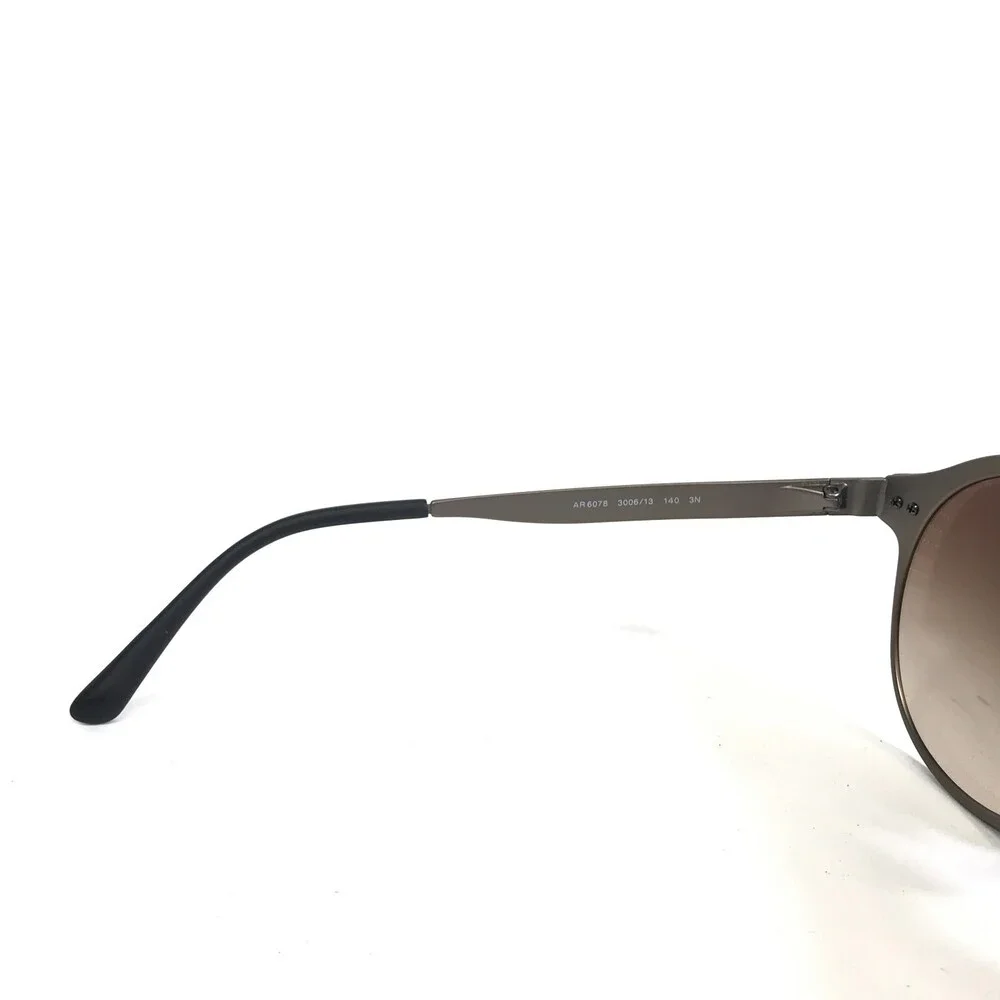 Giorgio Armani Sunglasses AR 6078 3006/13 Brown Round Frames with Brown Lenses